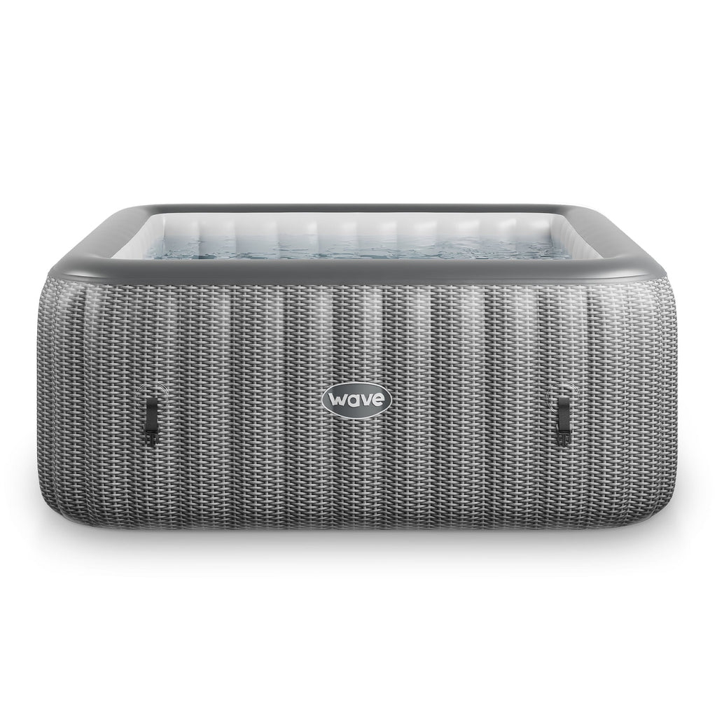 Wave | Pacific | 4/6-Person Inflatable Hot Tub | Square | Integrated Heater - Www.Shopthatapp.ca
