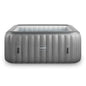Zoppinh Wave Pacific 4/6-person inflatable hot tub with square shape and integrated heater, relaxing spa for outdoor use.
