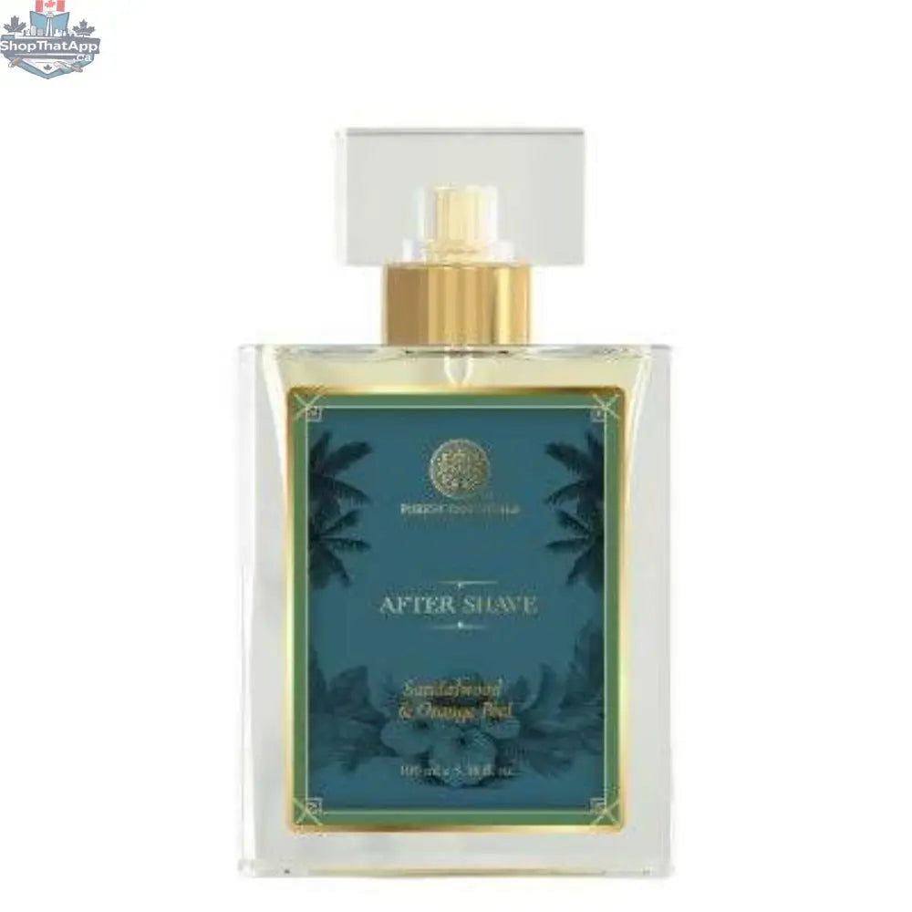 Forest Essentials after shave spray with sandalwood and orange peel, refreshing personal care product for soothing skin.