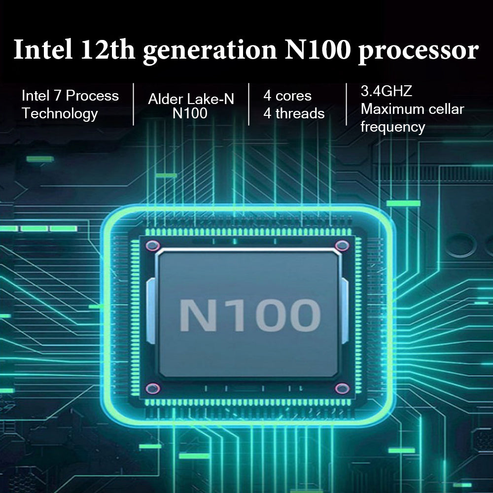 BDI N100 Mini PC – Intel N100 Dual 2.5G LAN 4K Triple Display Expandable Storage