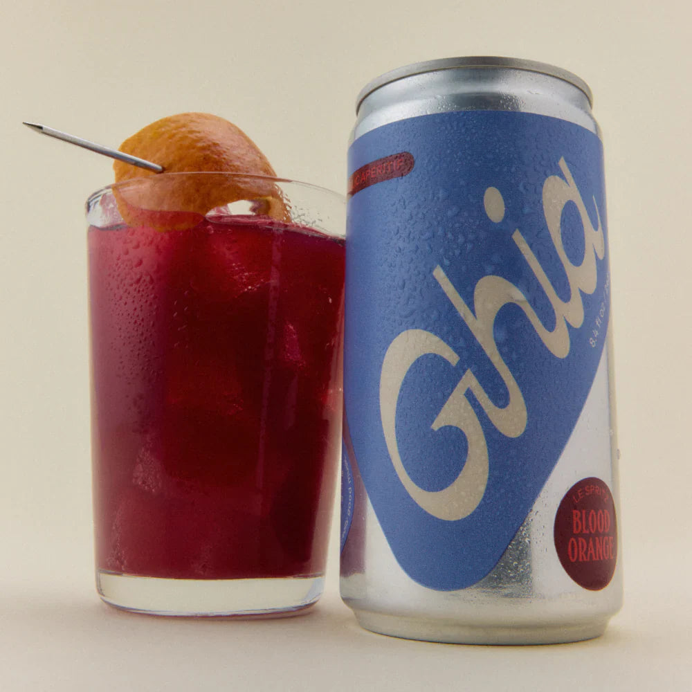Ghia Le Spritz: Blood Orange - Refreshing Non-Alcoholic Craft Beer