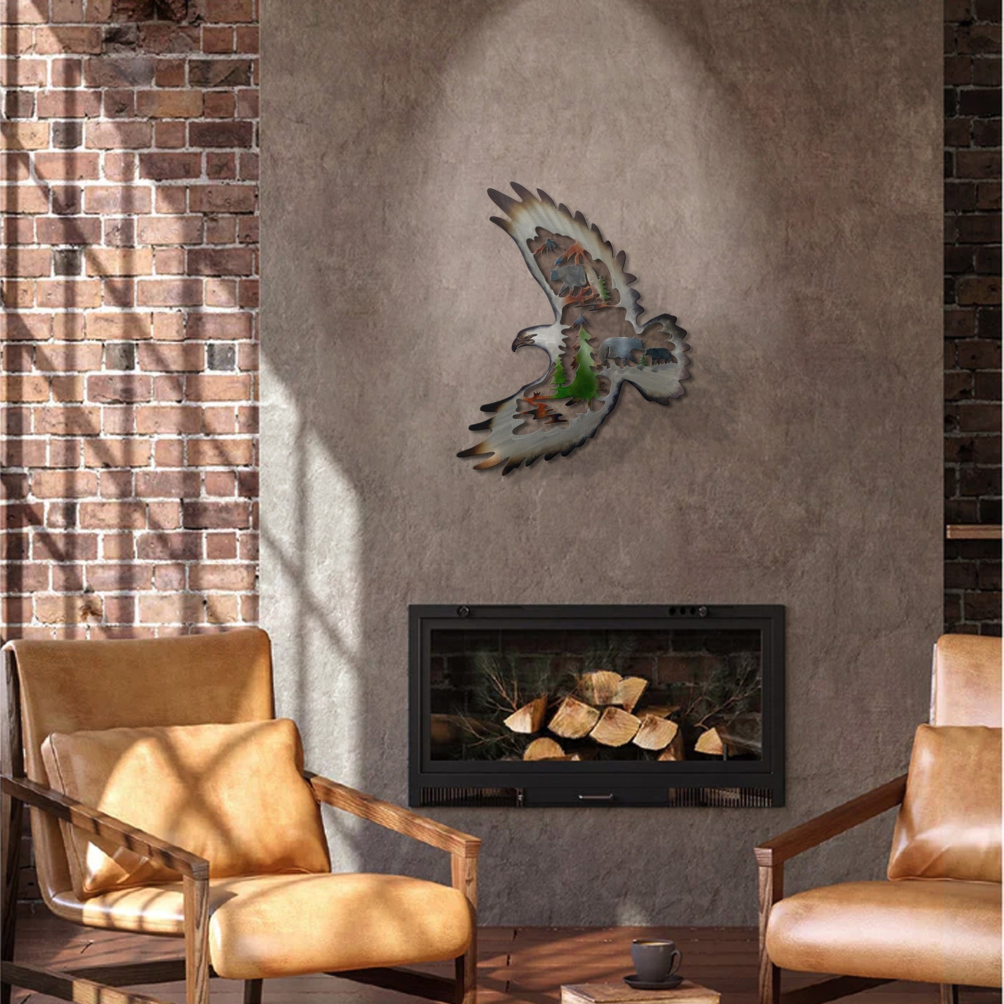 Majestic Eagle Metal Wall Art - Elevate Your Home with the Alpine Sovereign Design