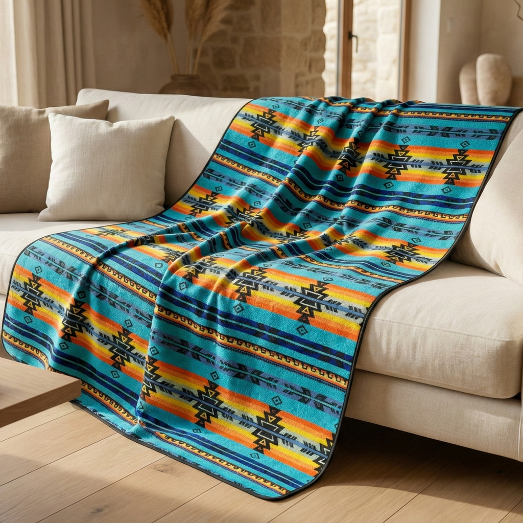 OLDTRIBES™ Embers of the Four Winds Alpaca Blanket