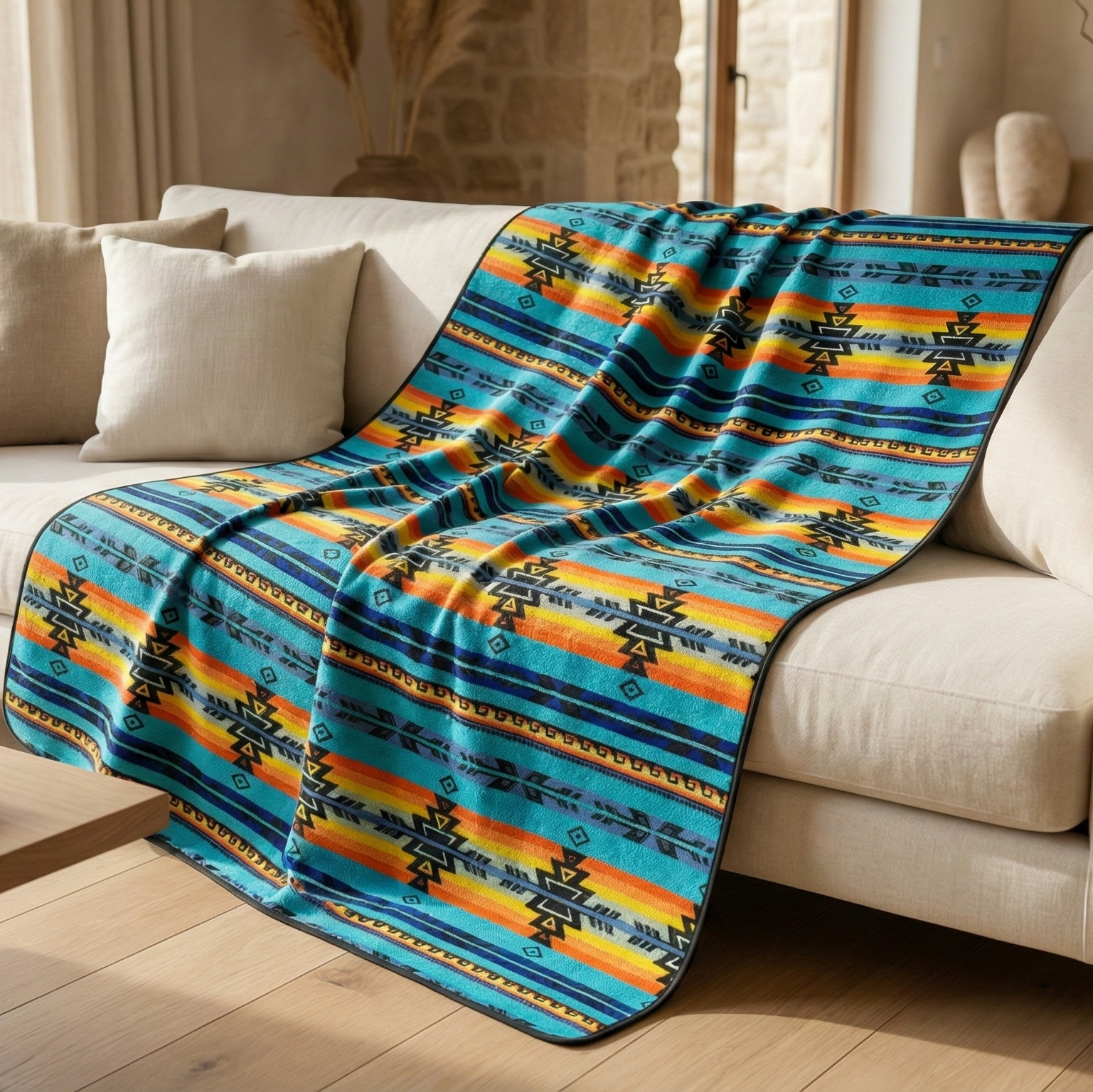OLDTRIBES™ Embers of the Four Winds Alpaca Blanket
