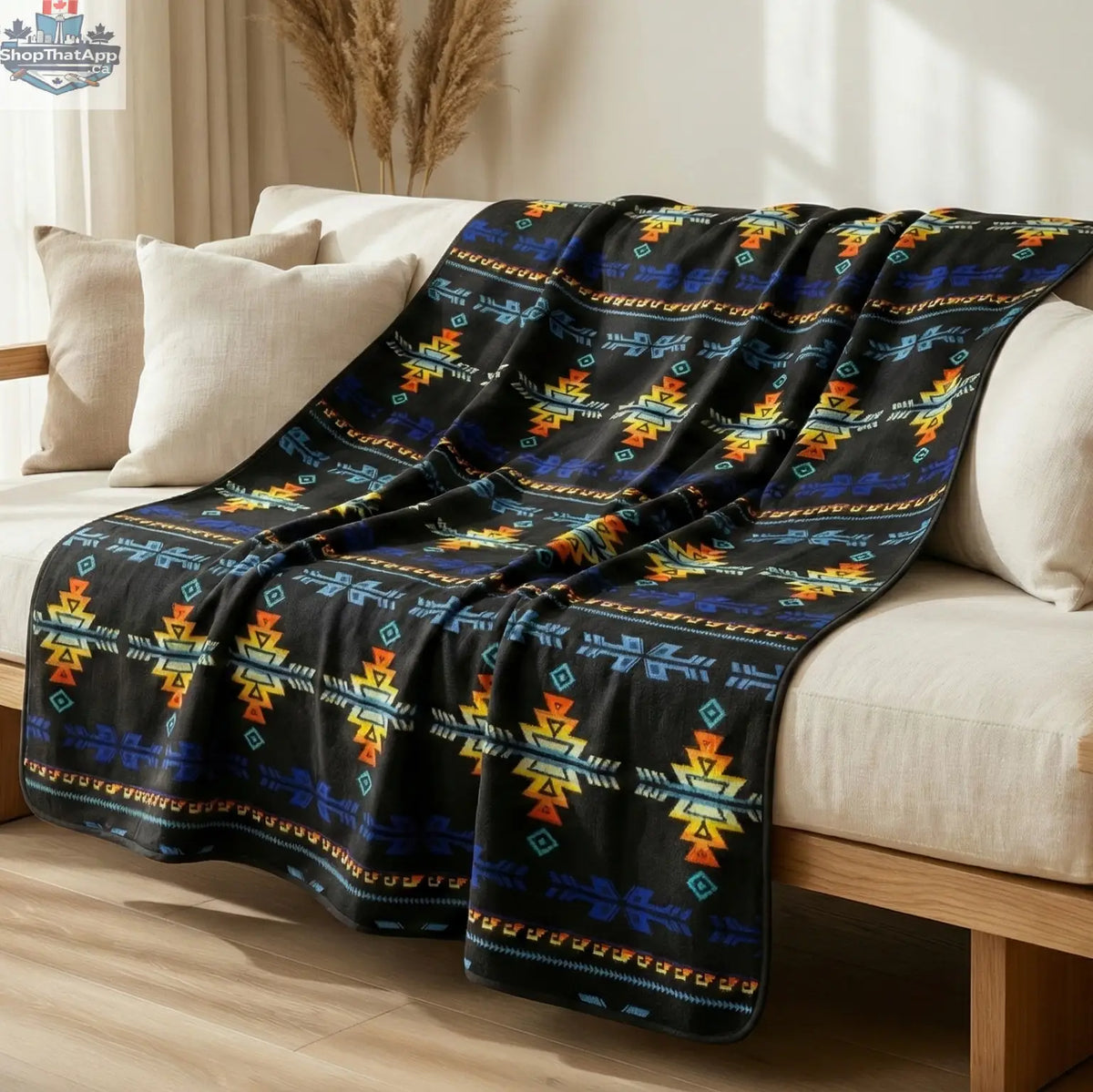 OLDTRIBES™ Embers of the Four Winds Alpaca Blanket - Shopthatapp.ca