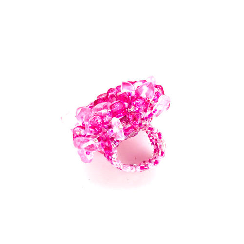 Beaded Stone Ring: Elegant and Unique Handmade Jewelry - Shopthatapp.ca