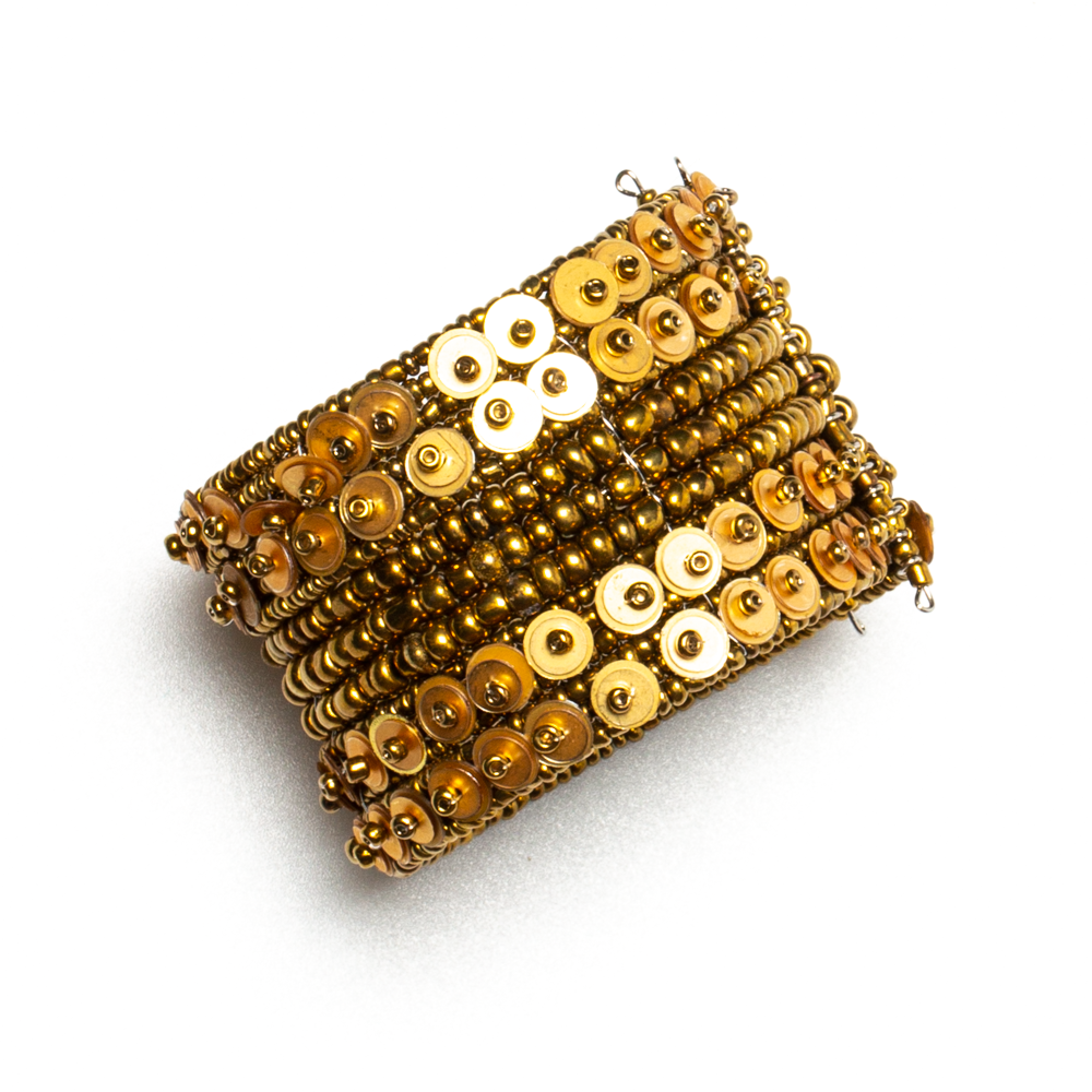 Sequin Cuff Bracelet for Sparkling Style and Elegance - Shopthatapp.ca