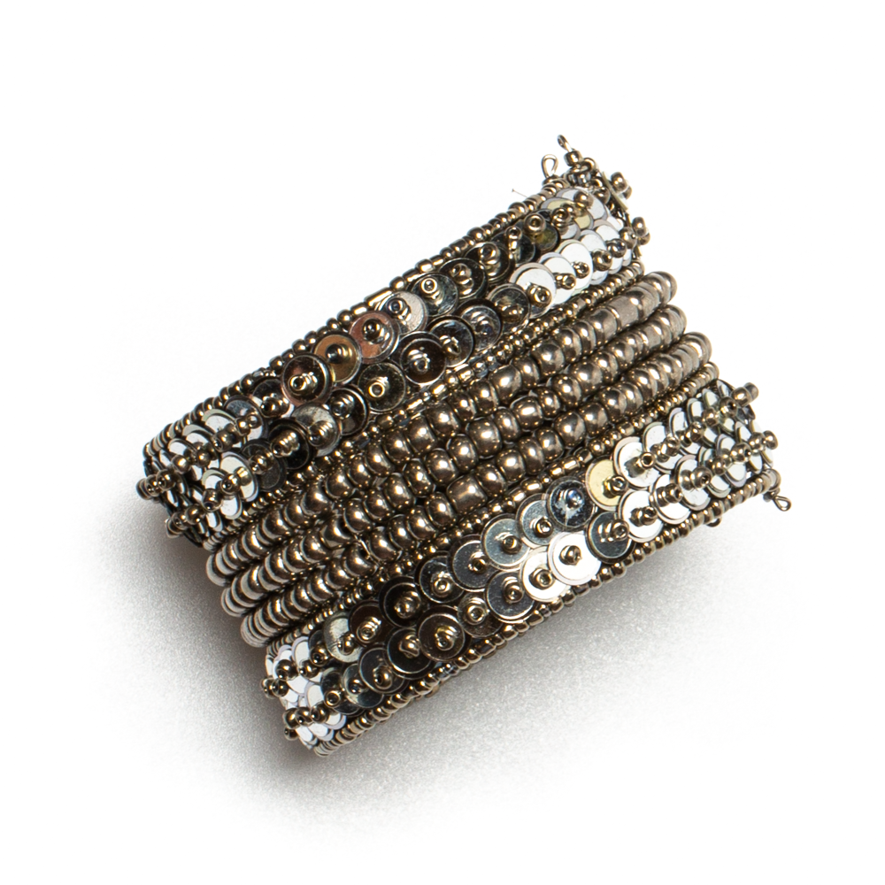 Sequin Cuff Bracelet for Sparkling Style and Elegance - Shopthatapp.ca