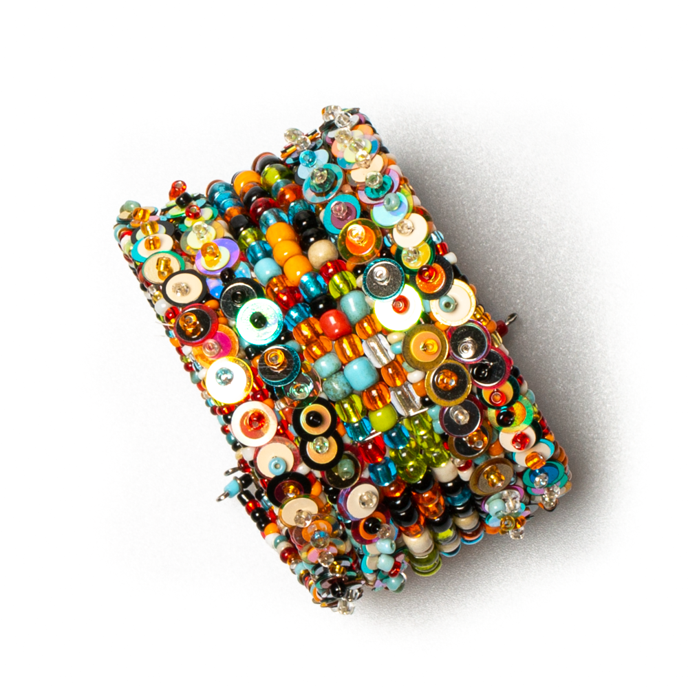 Sequin Cuff Bracelet for Sparkling Style and Elegance - Shopthatapp.ca