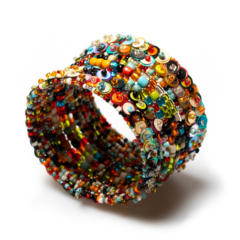 Sequin Cuff Bracelet for Sparkling Style and Elegance - Shopthatapp.ca