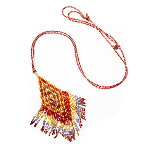Beaded Aztec Necklace: Stylish Bohemian Accessory - Shopthatapp.ca
