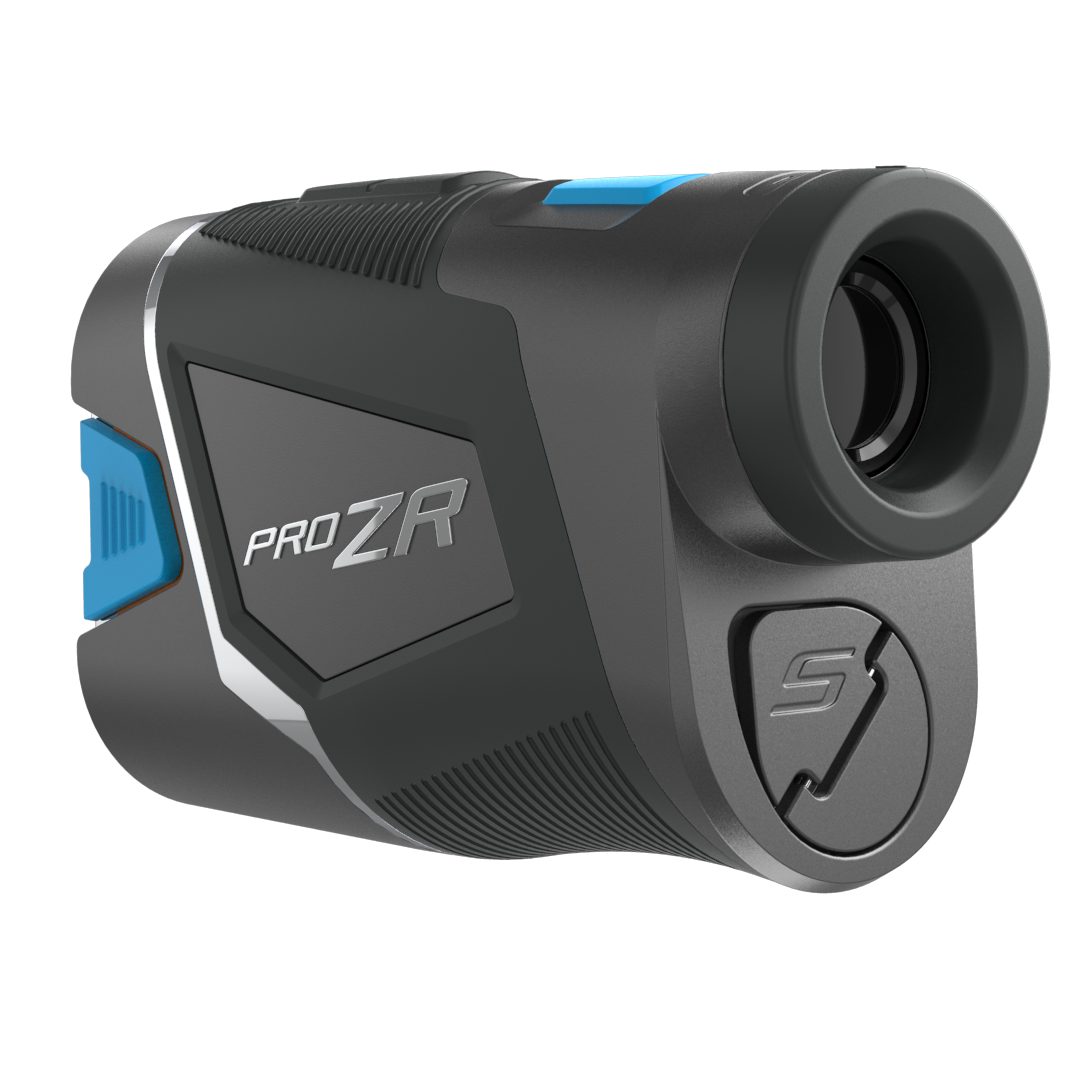Shot Scope PRO ZR Golf Laser Rangefinder - 1500-Yard Dual Optics, Target-Lock Vibration, Cart Magnet, DuraShield Hardshell - Shopthatapp.ca