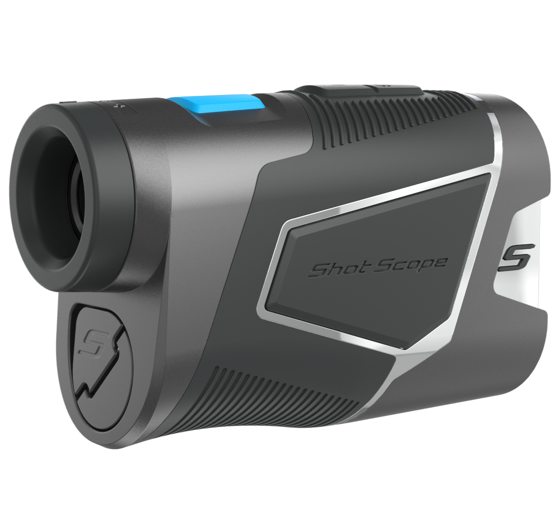 Shot Scope PRO ZR Golf Laser Rangefinder - 1500-Yard Dual Optics, Target-Lock Vibration, Cart Magnet, DuraShield Hardshell - Shopthatapp.ca