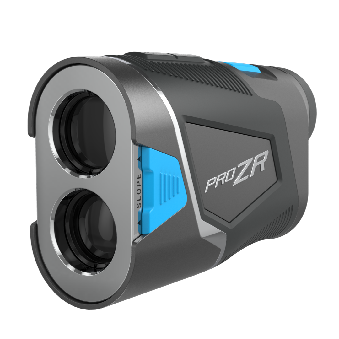 Shot Scope PRO ZR Golf Laser Rangefinder - 1500-Yard Dual Optics, Target-Lock Vibration, Cart Magnet, DuraShield Hardshell - Shopthatapp.ca