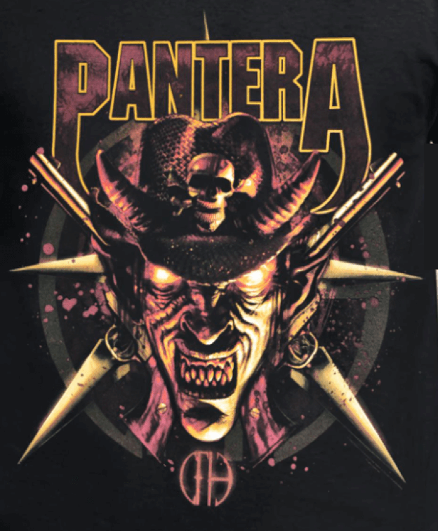 Pantera - Horned Cowboy T-Shirt (Black) - Www.Shopthatapp.ca