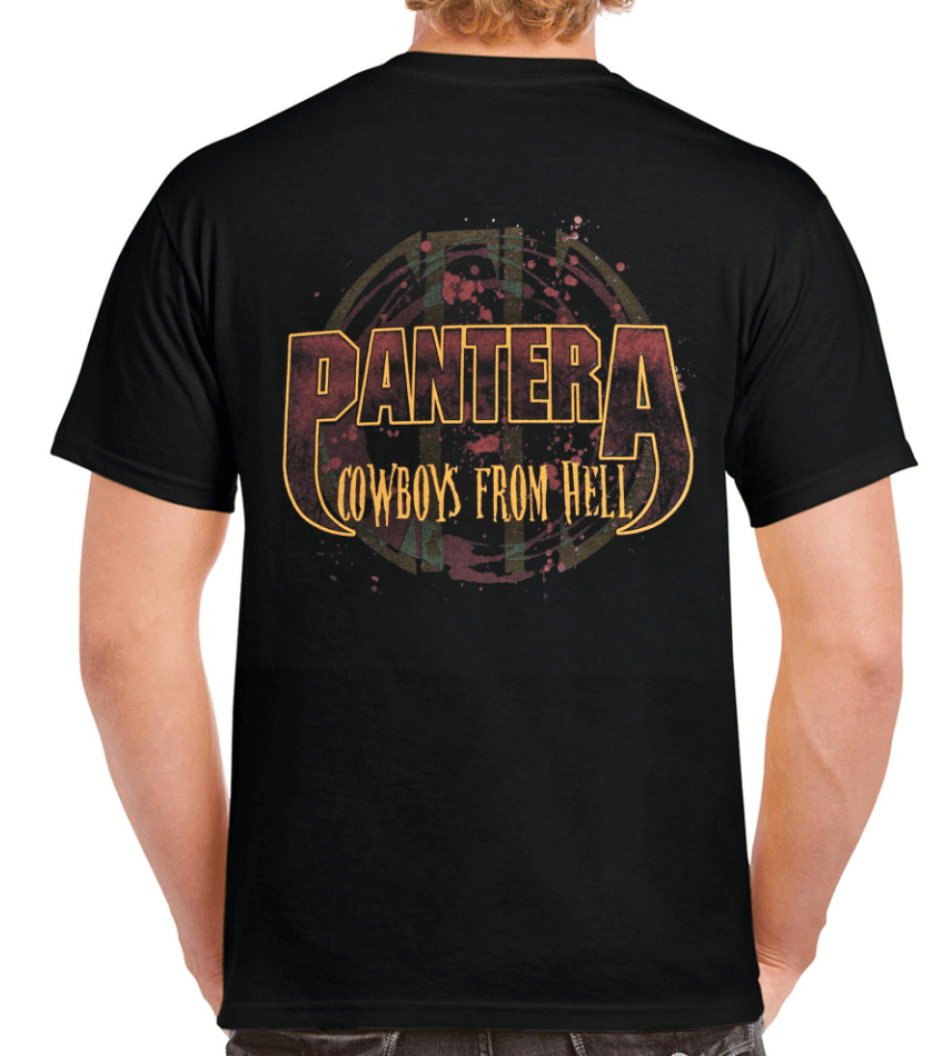 Pantera - Horned Cowboy T-Shirt (Black) - Www.Shopthatapp.ca