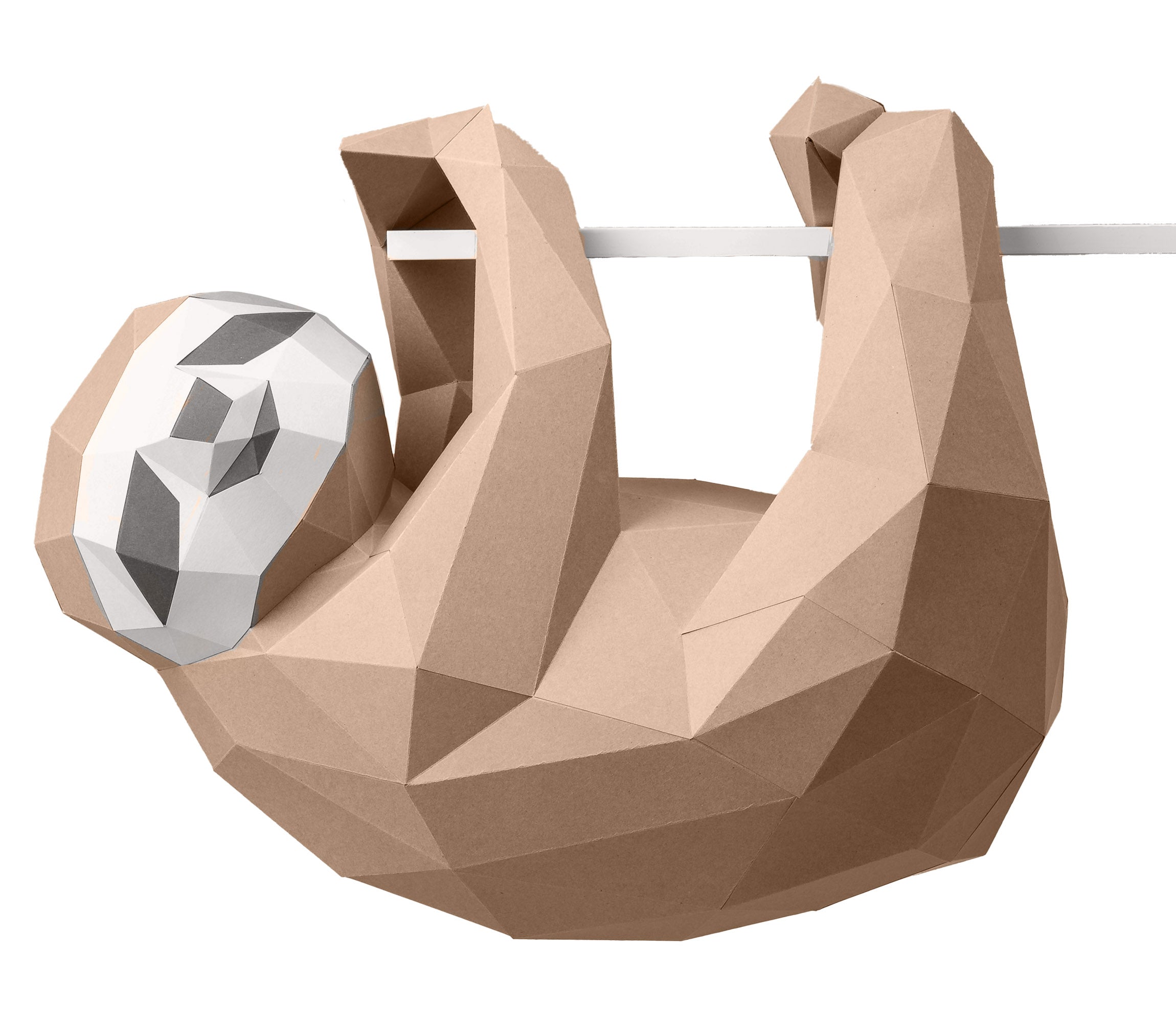 DIY Sloth 3D Origami paper model Kit - Www.Shopthatapp.ca
