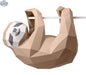 Sofs Lifestyle DIY Sloth 3D origami paper model kit featuring colorful folded paper sloth figure on a white background.