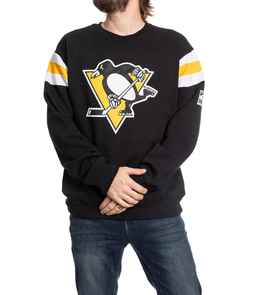 Pittsburgh Penguins Varsity Retro Style Crewneck Sweater - Shopthatapp.ca
