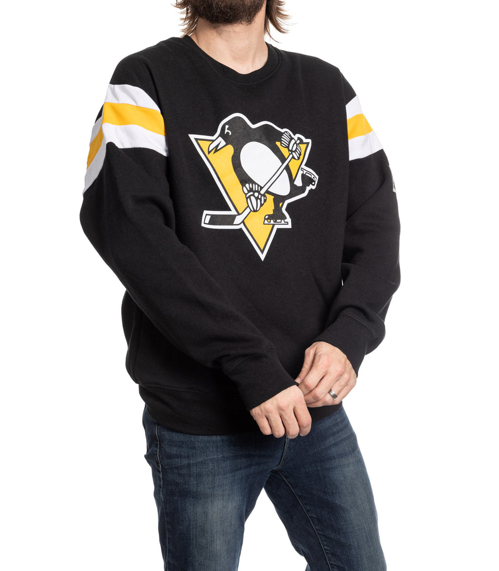 Pittsburgh Penguins Varsity Retro Style Crewneck Sweater - Shopthatapp.ca