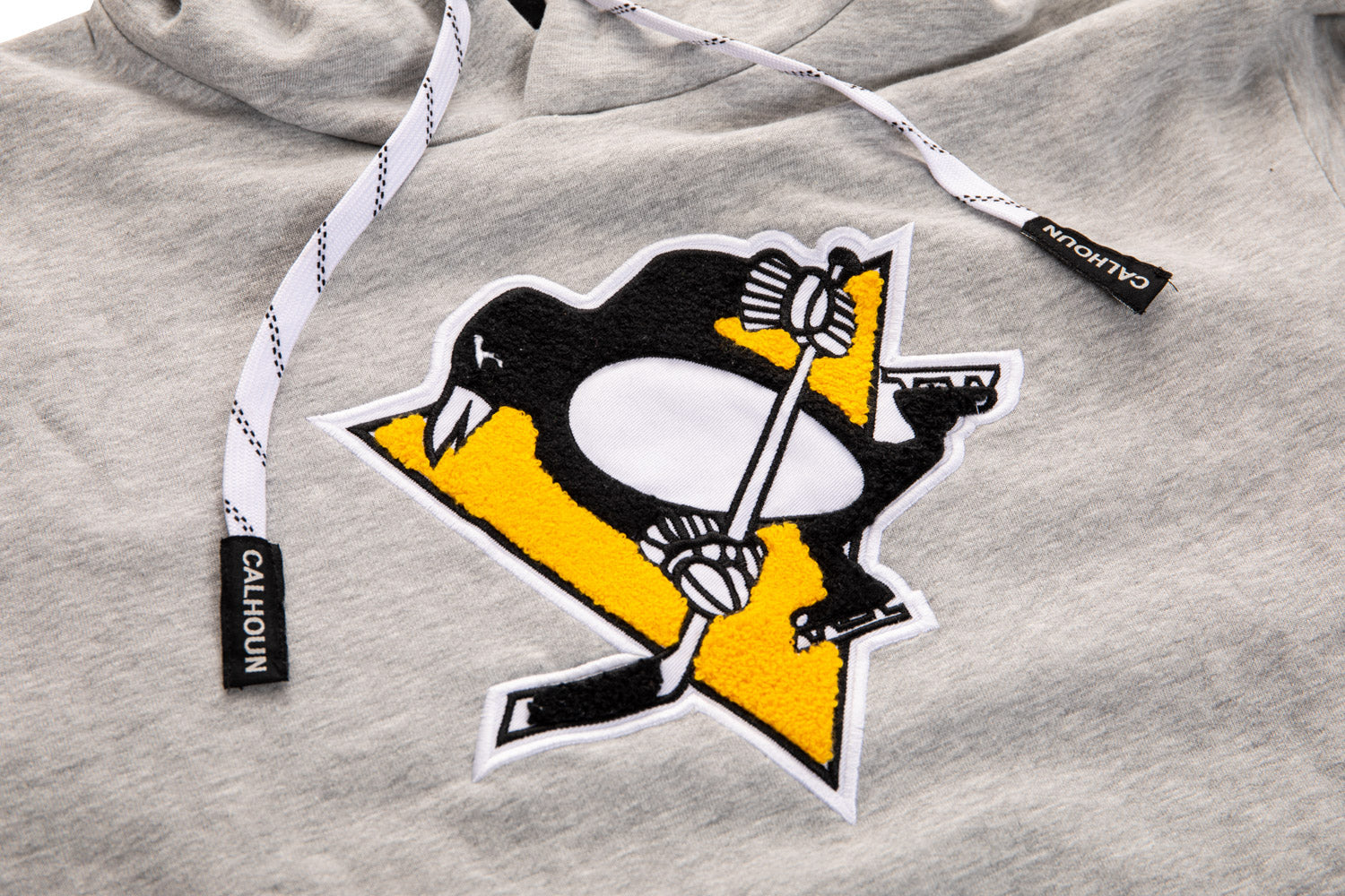 Pittsburgh Penguins "Muskoka Style" Premium Chenille Woven Logo Hoodie - Shopthatapp.ca