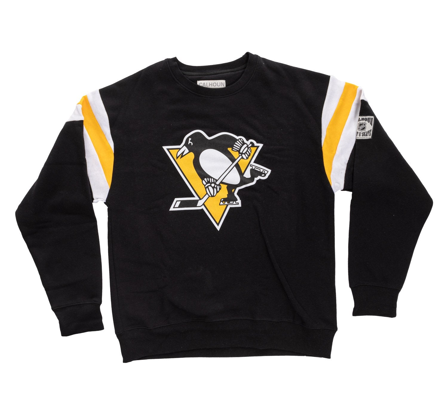 Pittsburgh Penguins Varsity Retro Style Crewneck Sweater - Shopthatapp.ca
