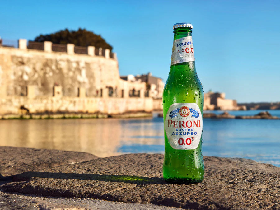 Peroni Nastro Azzuro Alcohol-Free - Refreshing Non-Alcoholic Beer