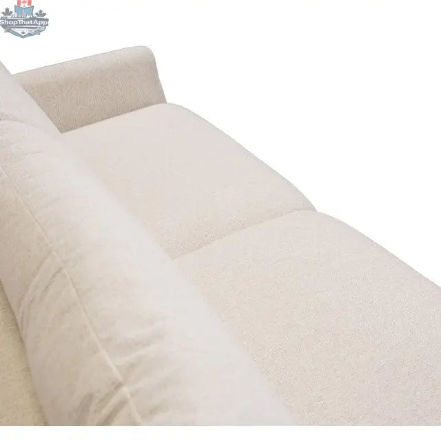 Hygge Design House Topi 3 Seater Sofabed with pull-out bed, featuring a modern, comfortable design in a living room setting.