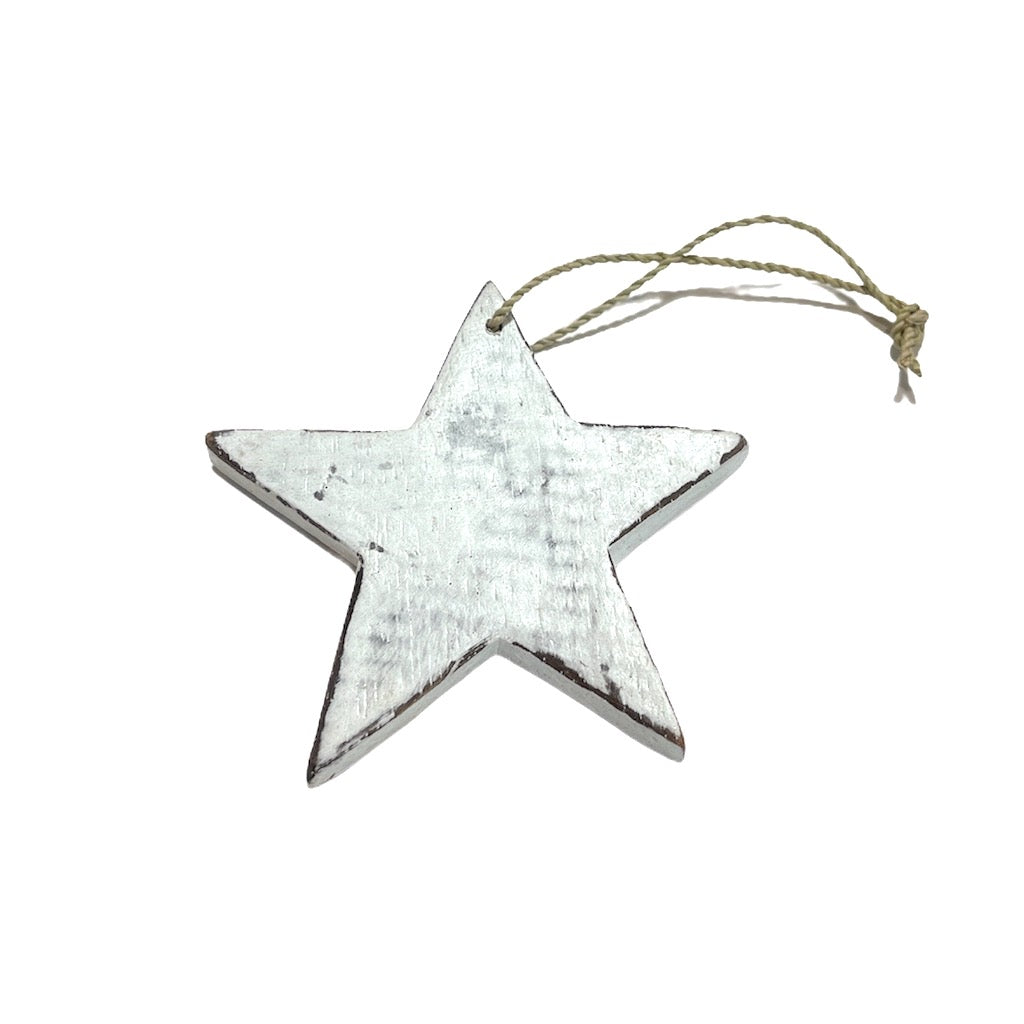 Single Wooden Star Decoration - Shopthatapp.ca