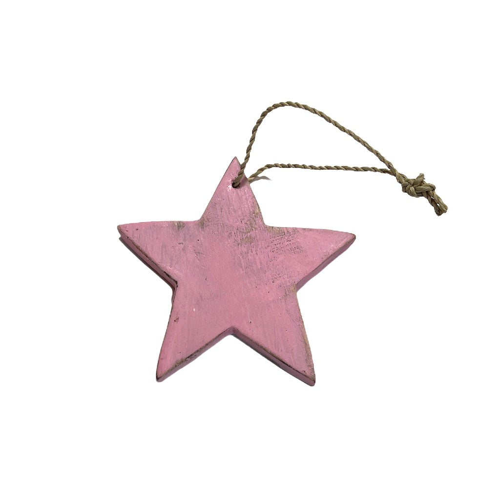 Single Wooden Star Decoration - Shopthatapp.ca