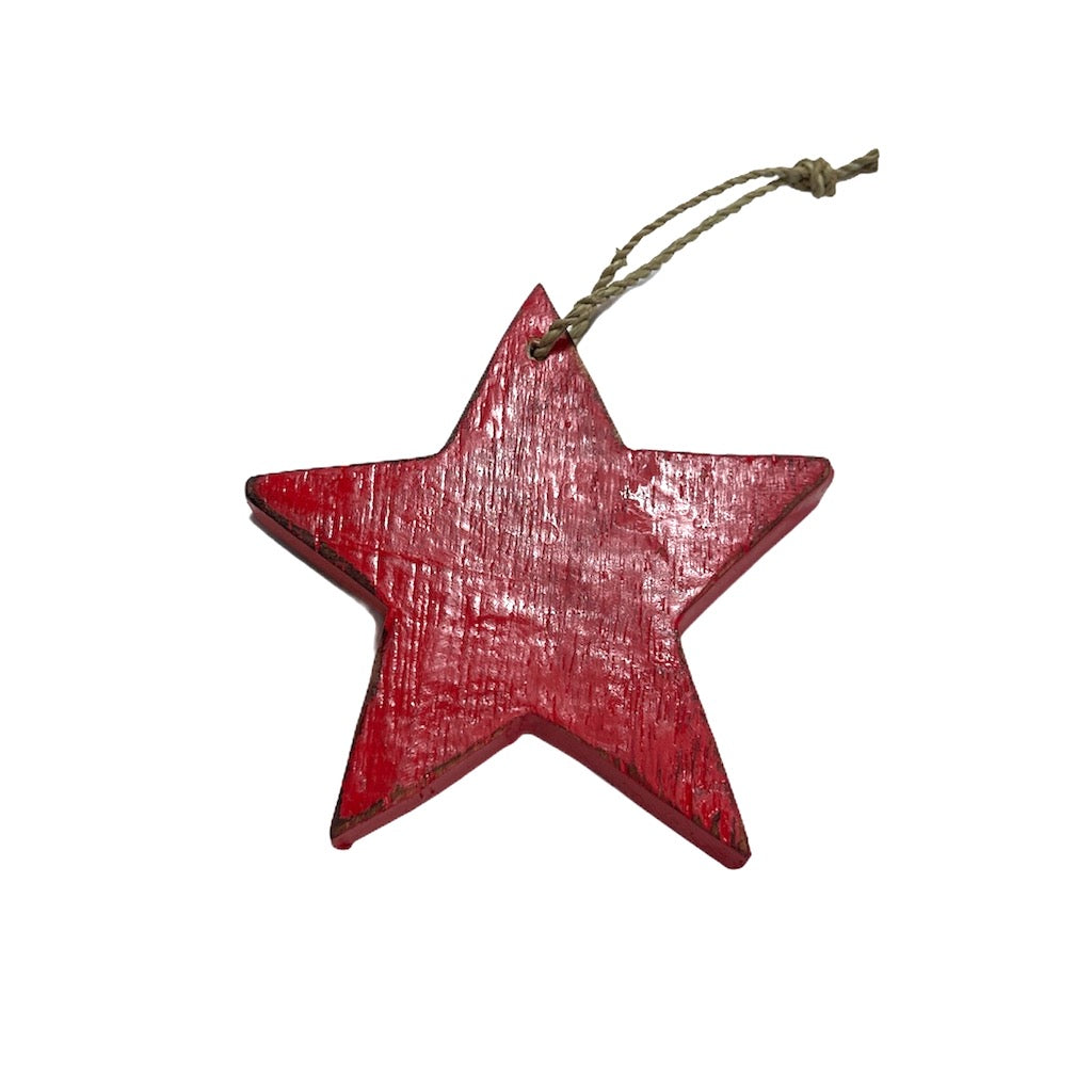 Single Wooden Star Decoration - Shopthatapp.ca