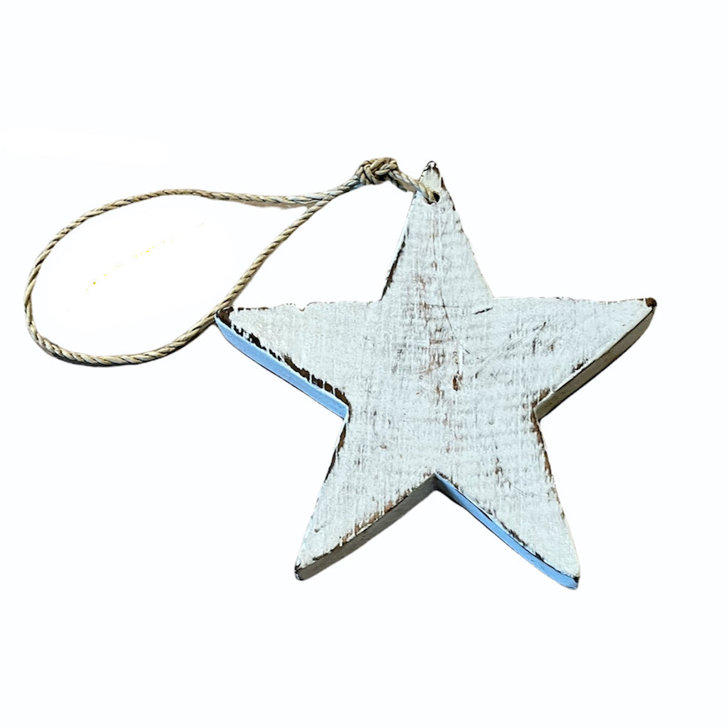 Single Wooden Star Decoration - Shopthatapp.ca