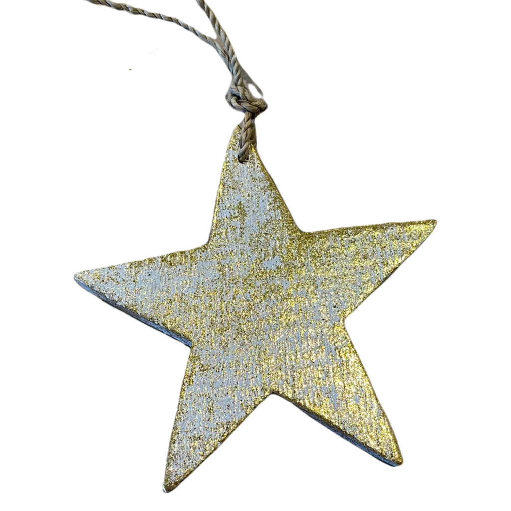 Single Wooden Star Decoration - Shopthatapp.ca