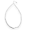 Simple Disc Chain Necklace In Silver Plate - Shopthatapp.ca