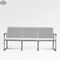Enclover Pine Sling Sofa with wooden frame and cushioned seating, shown from the front view.
