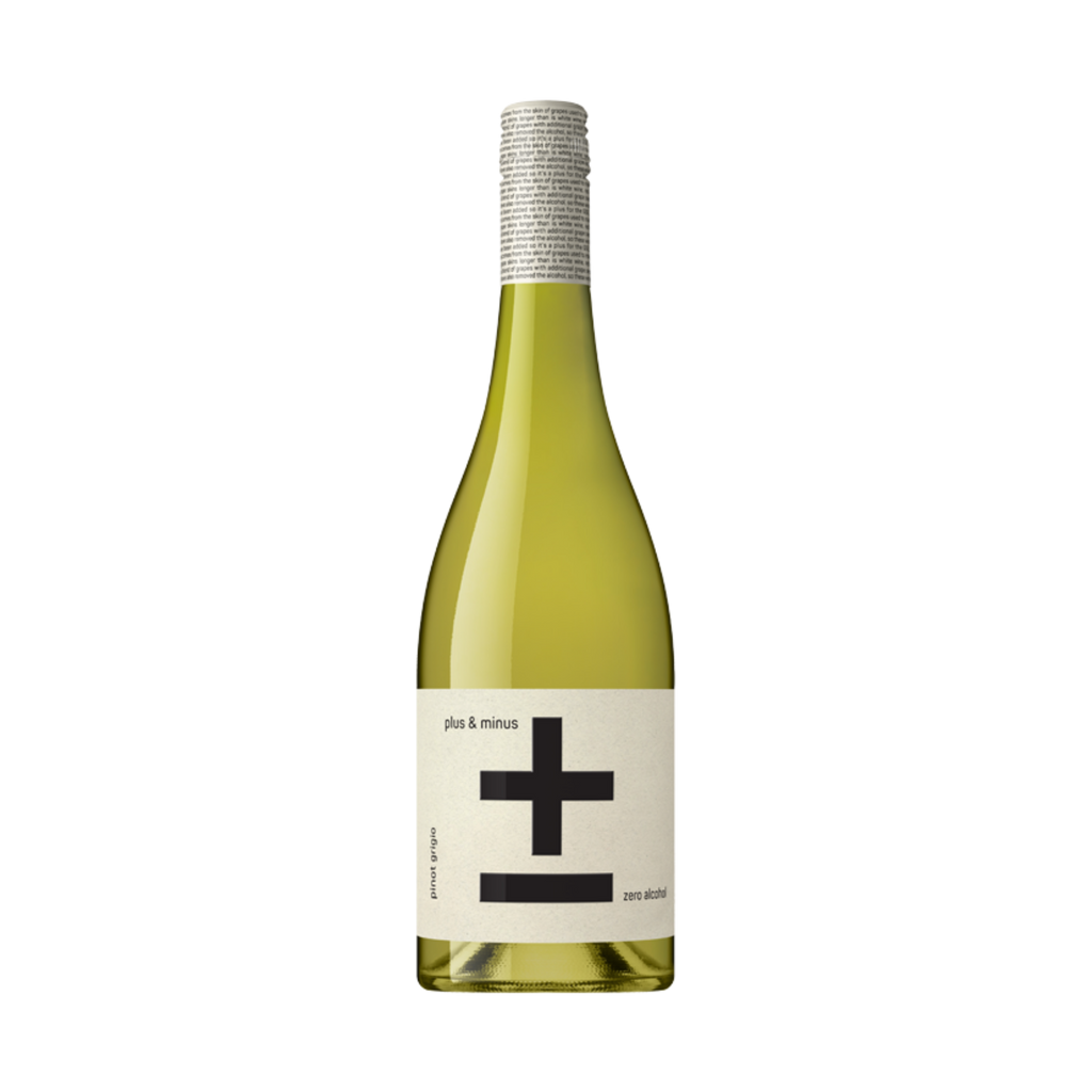 Plus & Minus Pinot Grigio Wine - Crisp and Refreshing Flavor