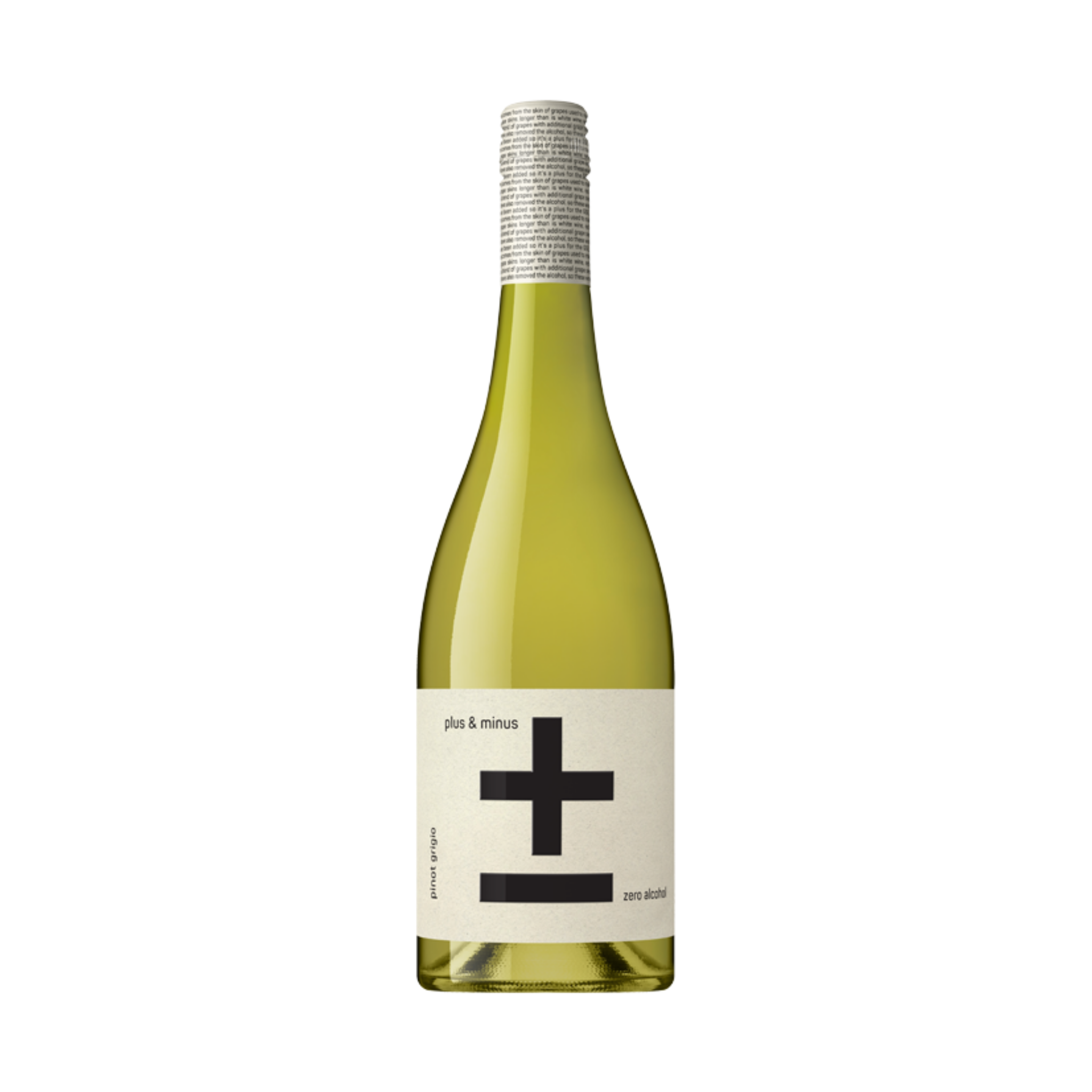Plus & Minus Pinot Grigio Wine - Crisp and Refreshing Flavor