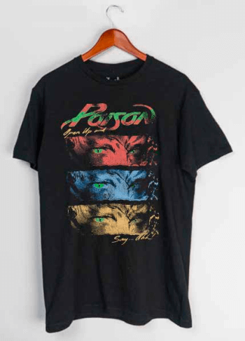 Poison - Eyes T-Shirt (Black) - Www.Shopthatapp.ca