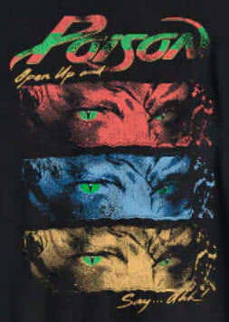 Poison - Eyes T-Shirt (Black) - Www.Shopthatapp.ca