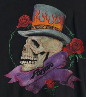 Poison - Greatest Hits Black T-Shirt - Www.Shopthatapp.ca