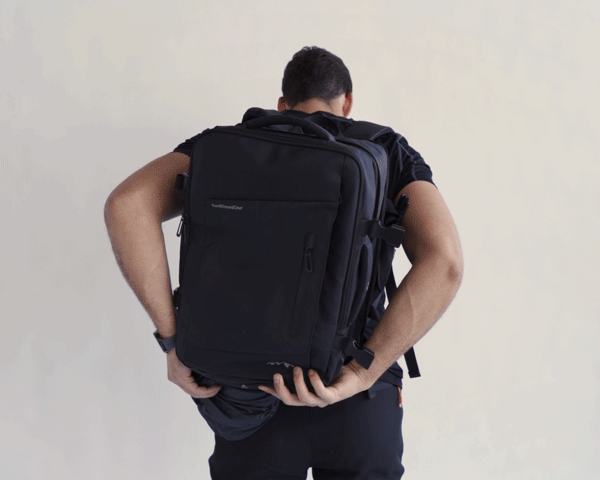 Voyager Expandable Backpack 26L / 38L with Built-in Rain Coat - Shopthatapp.ca