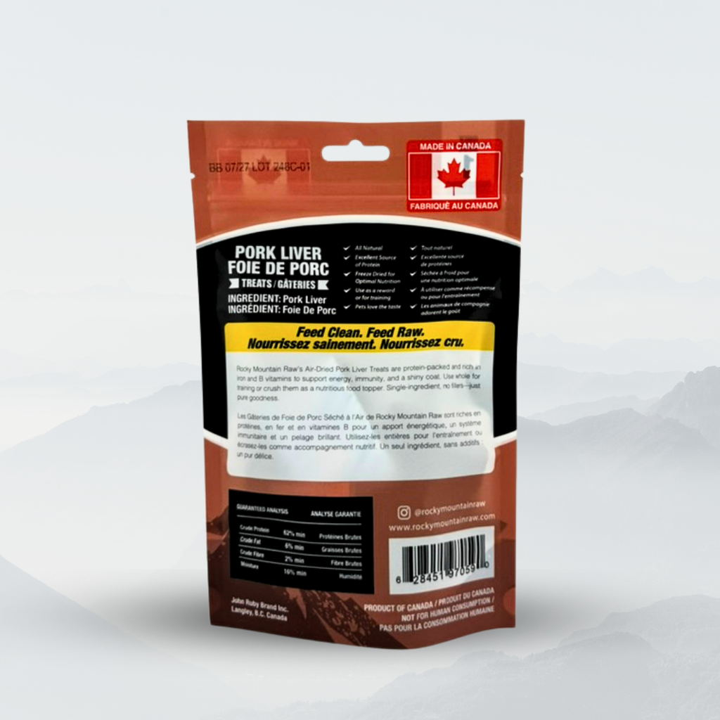 Pork Liver Treats 60g - Www.Shopthatapp.ca