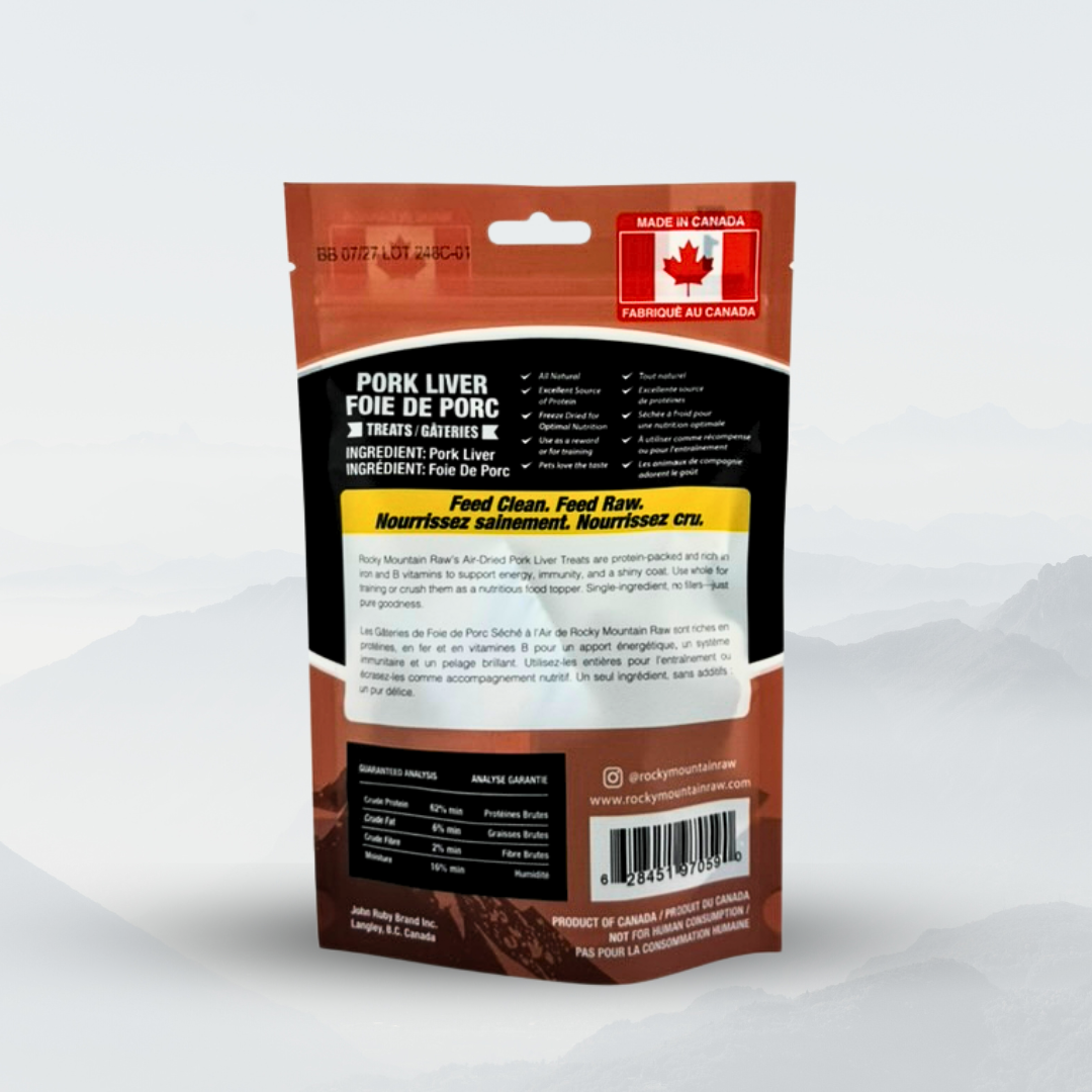 Pork Liver Treats 60g - Www.Shopthatapp.ca