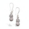 Pineapple Charm Earrings in Silver Plate - Shopthatapp.ca