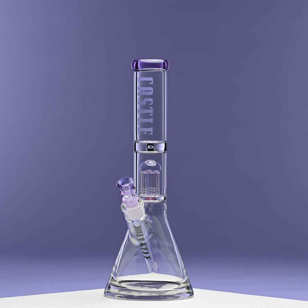 8 Arm (14″) Precision-Crafted Beaker Bong