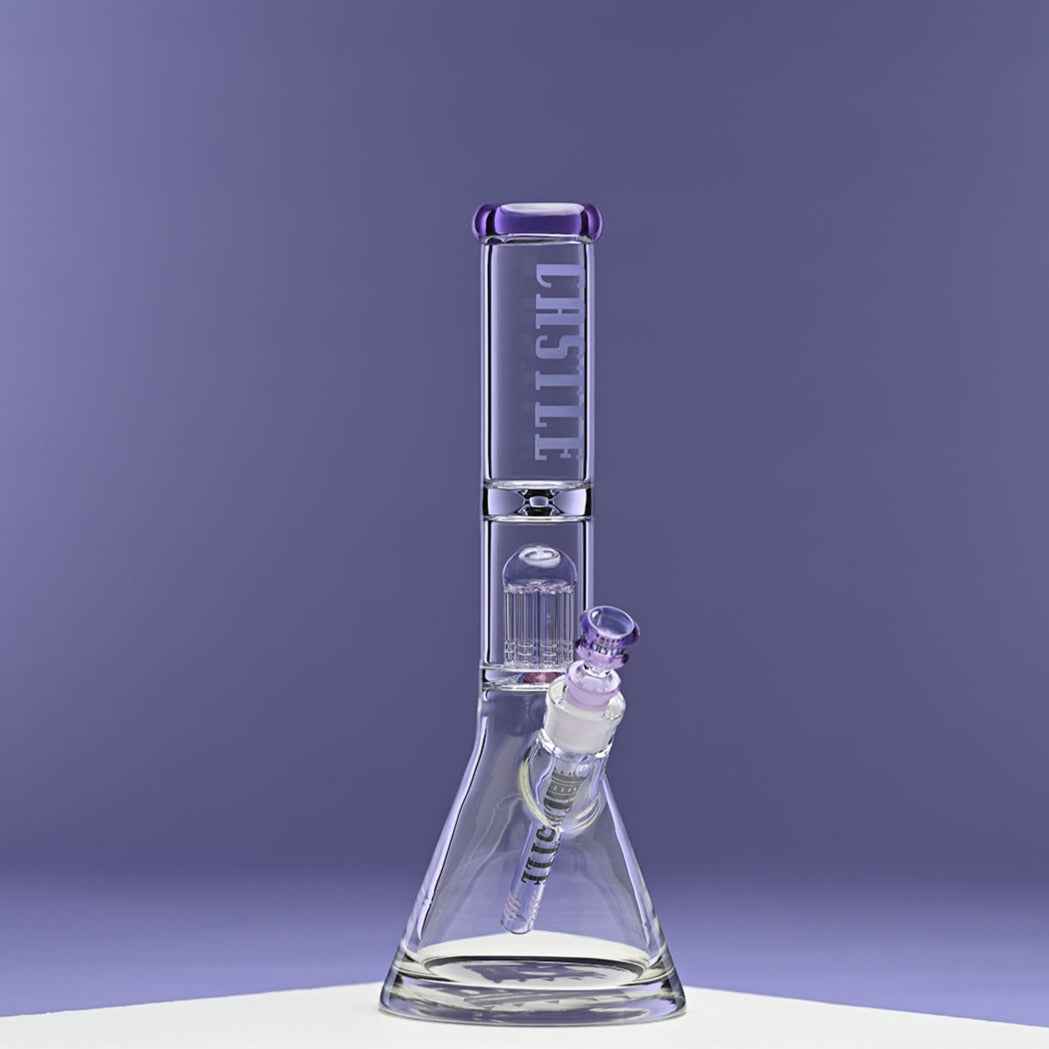 8 Arm (14″) Precision-Crafted Beaker Bong