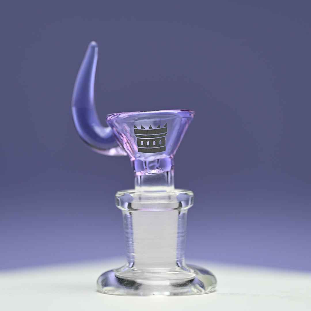 14mm Horn Bowl – Colored Borosilicate Glass Bowl Piece