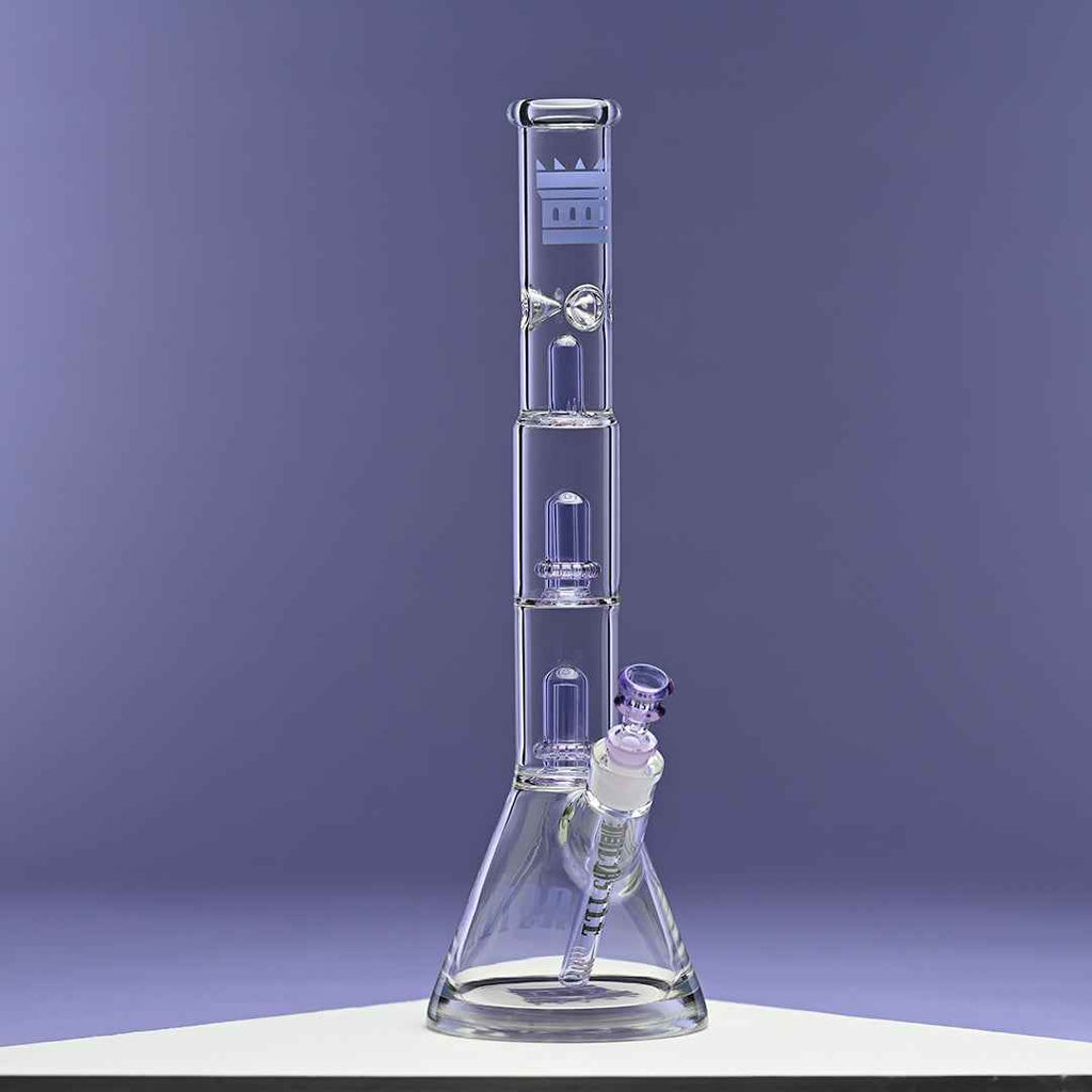 Double Showerhead (18″) Innovative Beaker Bong