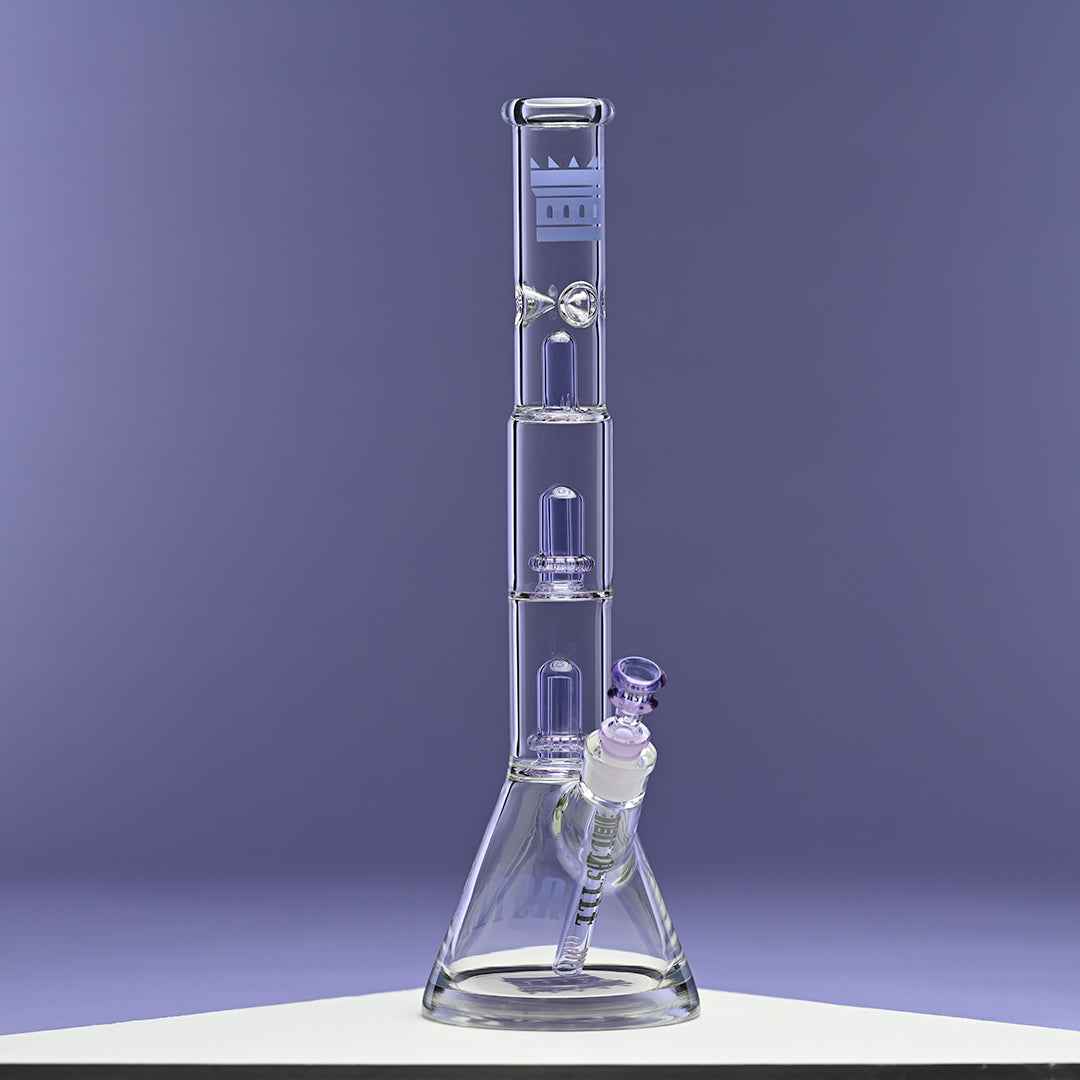 Double Showerhead (18″) Innovative Beaker Bong