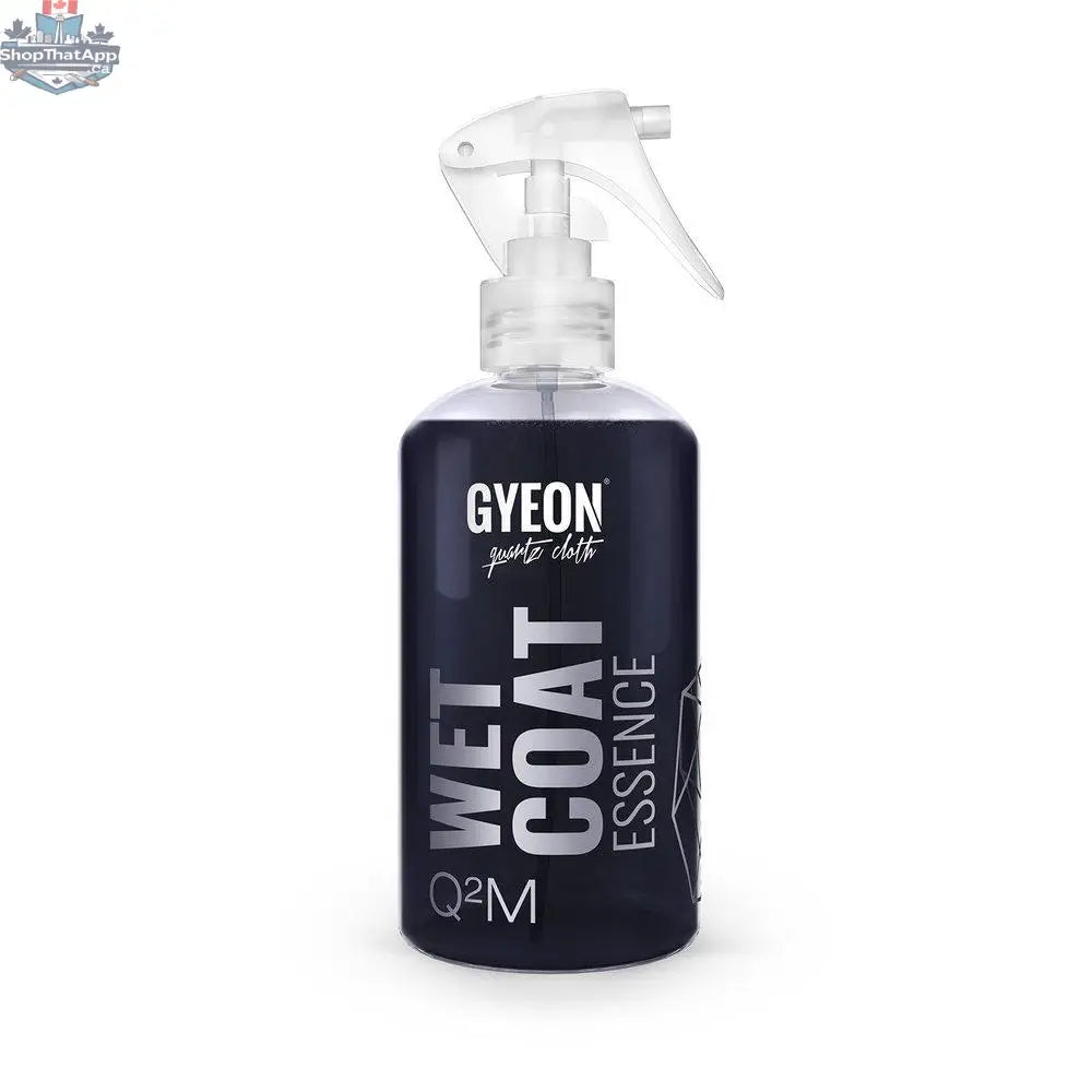 GYEON Q²M WetCoat Essence Concentrate exterior car detailing product in a 250ml bottle, branded by CARZILLA.